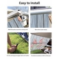 thumbnail image 7 of 4th of July RV Awning Sun Shade Screen 9'X7' Poppy Bird Mesh Sunscreen Patriotic Star Strips Awning Shade Screen with Zipper UV Blocker Completed Kits Outdoor Canopy for RV Motorhome Camper Travel, 7 of 7