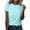Mint Green, variant on Womens Plus Size Short Sleeve Graphic Tees Causal Sparkle Fish-Scale Printed Tshirts Summer Loose Fit Crew Neck Tops Shirts Multicolour1 S