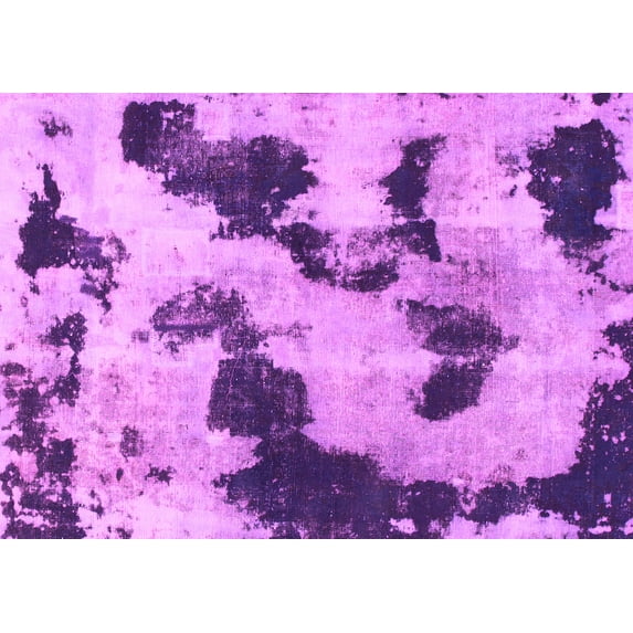 Ahgly Company Indoor Rectangle Abstract Pink Modern Area Rugs, 5' x 7'