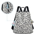 thumbnail image 5 of FORMRS Women's Travel Backpack Purse Anti-Theft Hidden Pockets Casual Shoulder Bag, Gray Leopard Pattern, 5 of 7