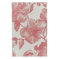 thumbnail image 4 of Pink Flower Beige Background Blackout Curtains for Living Room Bedroom 55W x 72/84L Insulated Window Drapes 2 Panels, 4 of 6