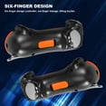 thumbnail image 3 of Six Finger for iPad PUBG Controller Capacitance Adjustable Mobile Game Trigger L1R1 Button Gamepad Joystick Grip Orange, 3 of 8