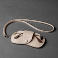 thumbnail image 5 of Portable Sunglasses Storage Bag Glasses Case Hanging Neck PU Leather Glasses Holder Protective Sleeve with Lanyard for Business Travel, 5 of 7