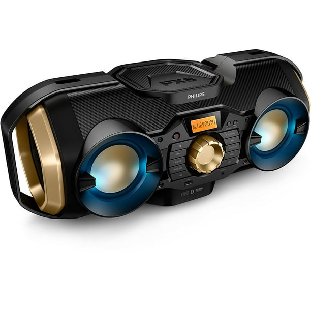 Philips Bluetooth Boombox Speaker Rugged, Portable, Wireless Radio