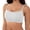 White, variant on Seamless Wireless Bralette for Leisure and Everyday Comfort Lightweight Support Breathable Free-Form Undergarment