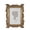 Bronze Gold, variant on AELS Vintage Picture Frame, Fits 5x7 Photos, Antique Photo Frame with Glass Front, Bronze Gold Waves Finish, Tabletop & Wall Hanging Display