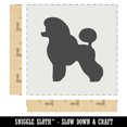 thumbnail image 2 of Miniature Poodle Dog Solid DIY Cookie Wall Craft Stencil - 3.5 Inch, 2 of 5