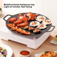 thumbnail image 2 of Korean Bbq Grill, Grill Pan, Korean BBQ Plate Barbecue Grill Non Stick Circular Frying Pan for Home Outdoor Stove[Universal model 36cm], 2 of 9