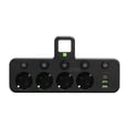 thumbnail image 2 of Klonfd European Power Adapter With USB Charging Ports Universal Travel Plug For International Use, 2 of 6