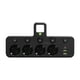 thumbnail image 1 of Adaptador de corriente europeo con puertos de carga USB. Enchufe de viaje universal para uso internacional, 1 of 8