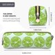 thumbnail image 3 of Balery Green Lemon Slices Estuche de Lápices de Cuero Impreso, Estuche para Suministros de Arte, Estuche de Lápices con Cremallera, Estuche de Almacenamiento de Papelería, 3 of 7