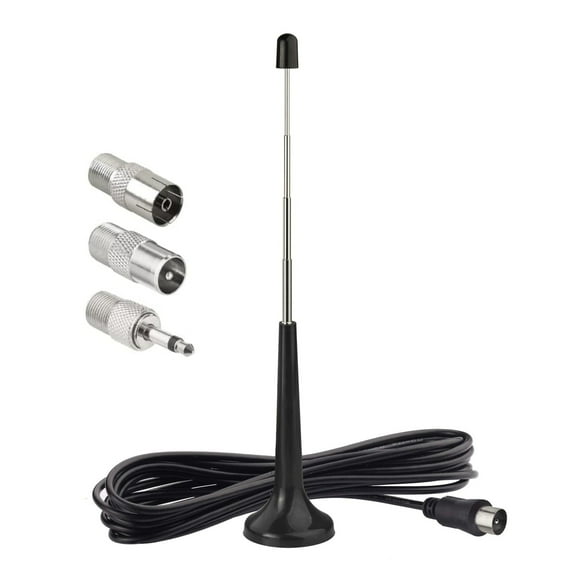 AUTERCO Strong Magnetic Base DAB FM Radio Antenna Telecopic Indoor Digital HD Radio FM Radio Bluetooth Home Stereo Receiver AV Audio Video Home Theater Tuner