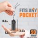 thumbnail image 2 of 2 llaveros de sirena de seguridad con alarma fuerte para protección de mujeres, dispositivo de alerta personal Safesound de autodefensa con luz LED, emergencia de 130 dB, 2 of 5