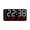 Black shell_Red, variant on Modern LED Digital Clock With Calendar Week For Living Room Gym Timepieces