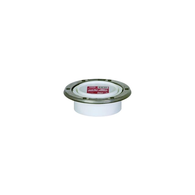Brida de PVC Hub para armario Sioux Chief, 10 cm, resistente a la corrosión
