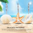 thumbnail image 4 of Juego De Ganchos Colgantes Con Forma De Concha De Estrella De Mar, Juego De Ganchos Colgantes De Acero Inoxidable Para Cortina Yuarrent HA026411-03, 4 of 7