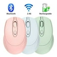 thumbnail image 2 of EIGTHTAIL Charging Bluetooth Wireless Mouse Mute Laptop Computer General Wireless Mouse for Macbook Air(Pink), 2 of 5