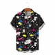 thumbnail image 4 of Blusa y camisa de manga corta con cuello vuelto para hombre, camisa hawaiana de manga corta con estampado de verano para playa, blusa, camisa para hombre, tops de poliéster, 4 of 8