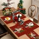 thumbnail image 1 of Herunwer Winter Table Runner, Pine Branch Plaid Check Farmhouse Kitchen Dining Table Decor, Christmas Holiday Home Decoration Party Supply, 1 of 6