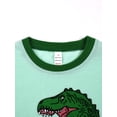 thumbnail image 4 of WIBACKER Boys Pajamas Set 2 Piece-Dinosaur Short Sleeve Top & Shorts Pjs Set Kids & Toddler Sleepwear 6 Years, 4 of 11