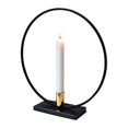 thumbnail image 1 of Candelabro Retro, Candelabro Antiguo De 23 Cm, Candelabro Decorativo De Forma Redonda, Candelabro, Decoración De Mesa, Boda, Negro, 1 of 5