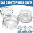 thumbnail image 2 of EIMELI Kitchen Stove Knob Covers Universal Clear Gas Electric Oven Protection Locks Oven Knob Lock Security Switch Protective Cover for Baby Toddlers 6 Pcs, 2 of 8