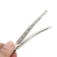 thumbnail image 2 of Duck Bill Clips, Stainless Steel Duckbill Clip Salon Styling Tools Salon Clamp, for Hair Salon Home, 2 of 4