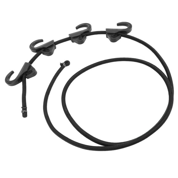 Beach Cart Strap, Wagon Strap Rubber Core Secure Fastening with 4 POM Hooks for Camping