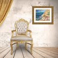 thumbnail image 3 of Stevens, Allayn 18x15 Gold Ornate Wood Framed with Double Matting Museum Art Print Titled - Coastal View, 3 of 4