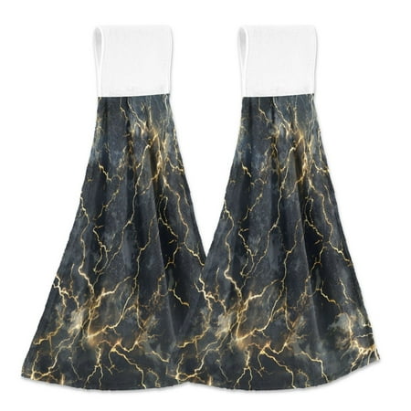 

2 Bathroom Towels Kitchen Towels 18.2x14In Velcro Hand Wipes Dish Cloths & Dish Towels Washroom Towels Face Towel Hand Wipes Golden Lightning