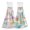 Macaron-Colored Macaron, variant on Different Design 2pcs Loop Hanging Bathroom Kitchen Hand Towel Leopard Print Leopard