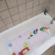 thumbnail image 4 of 1 alfombrilla de baño transparente, antideslizante, lavable a máquina, de 40 x 100 cm, alfombrilla de baño con ventosa extralarga JM, 4 of 5