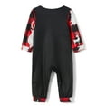thumbnail image 6 of Elippeo Family Matching Christmas Pajamas, Letter  Hat Print Long-Sleeved Tops + Deer Pattern Trousers Sleepwear Outfits, 6 of 10