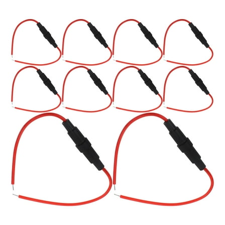 Masteelf 10PCS Automotive Replacement Fuse Holders Car Fuse Holder Inline Fuse Holder Marine Fuse Holder Truck Fuse Auto Fuse Holder Boat Fuse Holder