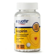 EquateLow Dose Aspirin Enteric Coated Tablets 81 mg 300 count