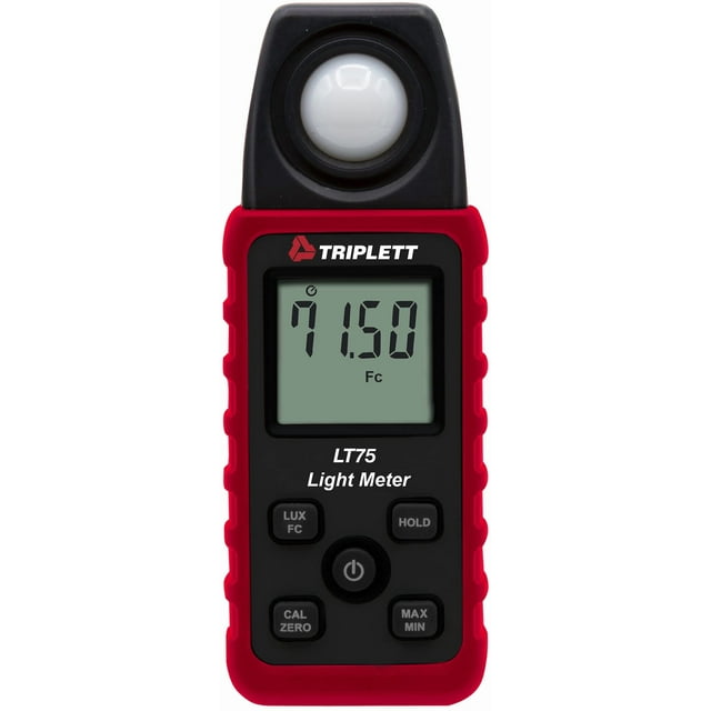 Medidor de luz digital Triplett LT75 de hasta 400 000 Lux y 40 000 Fc