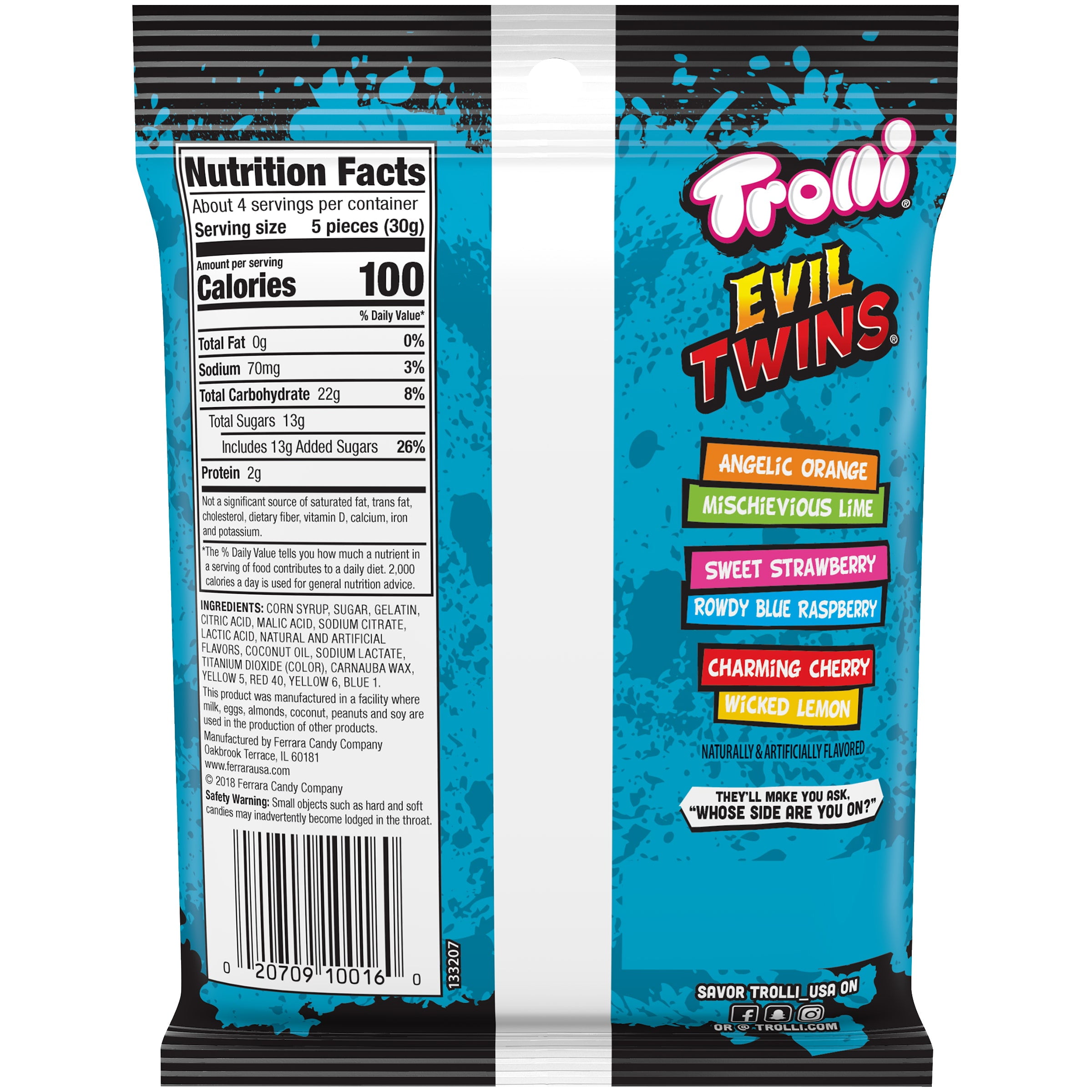 Trolli Evil Twins Gummi Candy, 4.25 Oz.