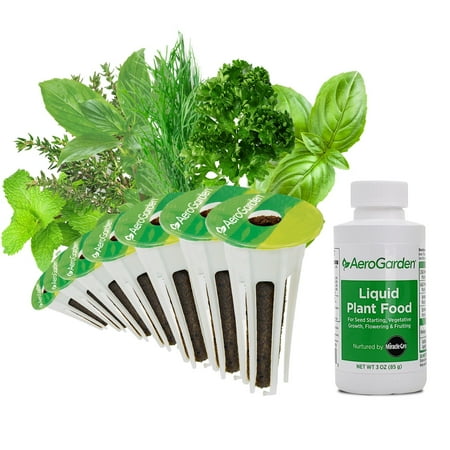 AeroGarden Indoor Garden Gourmet Herb Seed Pod Kit, 7-Pod