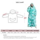 thumbnail image 5 of Manta usable para mujer, sudadera con capucha de gran tamaño con estampado informal de Franela suave para el hogar, con bolsillo para lectura tipo 1, tamaño libre, 5 of 6
