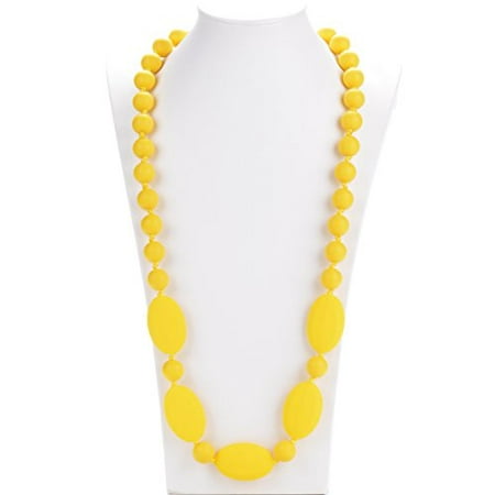 Consider It Maid Silicone Teething Necklace for Mom to Wear - BPA FREE and FDA Approved - One Love