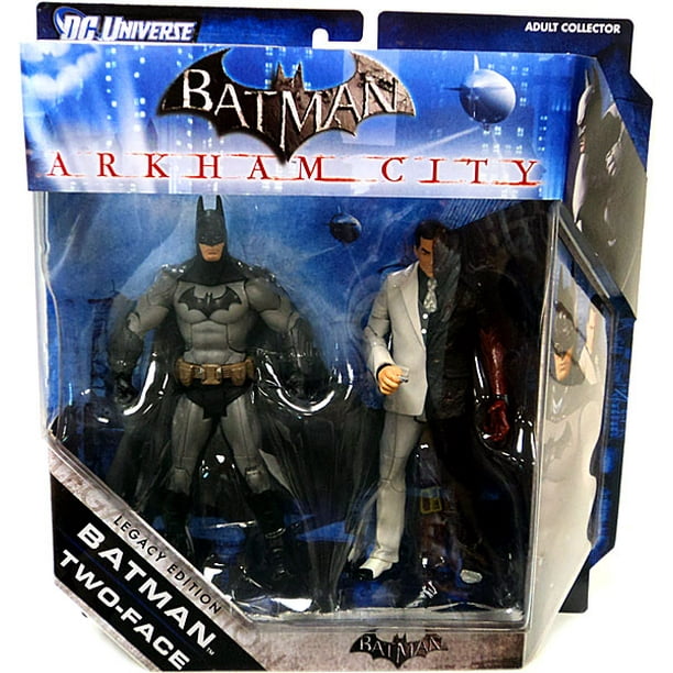 Batman Arkham City Batman And Two Face Legacy Figures Walmart Com Walmart Com