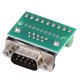 thumbnail image 1 of Adaptador De Placa De Ruptura, Bloque De Terminales Conector Macho DB9 Conexión Fácil Para RS485 Para RS232, 1 of 7