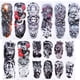 thumbnail image 1 of Tatuajes falsos impermeables, 8 hojas de tatuajes temporales de manga completa, tatuajes temporales de brazo completo, pegatinas adaptadas para la perfección, 1 of 8