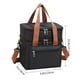 thumbnail image 3 of Bolsa de almuerzo aislada de doble capa impermeable Cooler Tote | 12L Gran capacidad 10.8x9.8x7 in | Bolsa térmica de retención de calor con compartimentos dobles para Bento, cajas de comida, 3 of 6