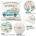 thumbnail image 2 of Growment 18" x 18" Spring Floral Decorative Pillow Covers (4 Count), 2 of 7