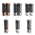 thumbnail image 4 of Matsuzay Dispensador de fluidos de 300ML, contenedor de Gel de rellenable, botella de prensa para colgar en la pared, reutilizable para el hogar, Juegos de accesorios de baño Oro 1 PC Matsuzay HA071891-04, 4 of 6