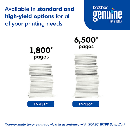 Brother - TN436Y Super High-Yield Toner Cartridge - Yellow