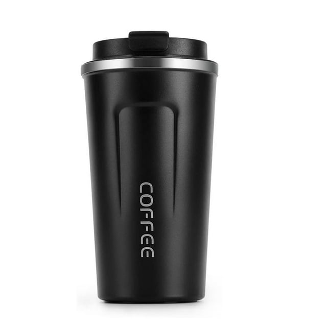 Taza térmica de acero inoxidable para café, termo de viaje, 510 ml/380 ml, para vacío