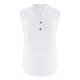 thumbnail image 4 of Camiseta sin mangas de verano para mujer, corte holgado, plisada, cuello en V, sin mangas, fluida, informal, 4 of 5
