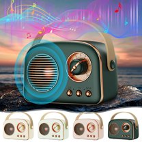 cvlncycling Clearance Bluetooth Speaker Waterproof,Computer Speakers for Laptop,New Private Model Retro Bluetooth Speaker,for Family Gatherings and Outdoor